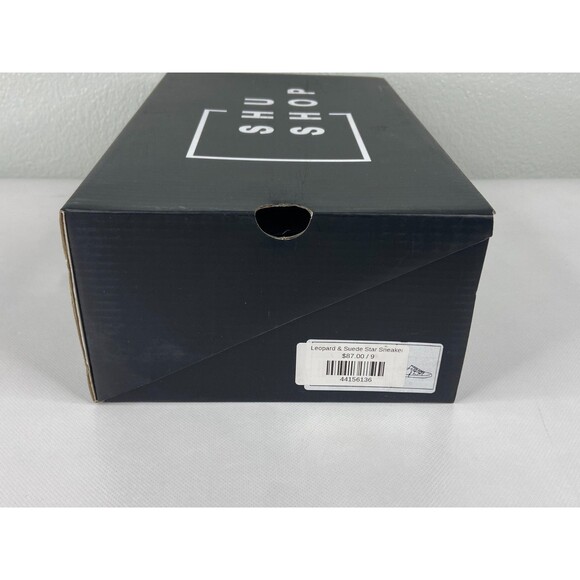 Shu Shop Women Leopard Star Sneaker Star Low Top NWT - Picture 7 of 7